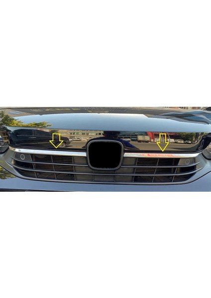 Ön Panjur Çıtaları Krom Üst Kalite 2 Parça Civic SD 2021 Ve Sonrası Modeller İçin fiyatları