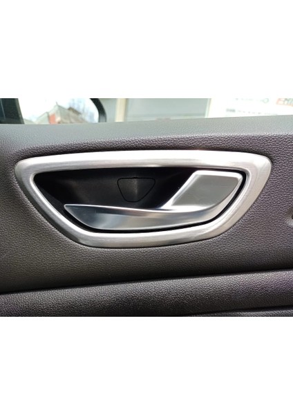 Iç Kapı Kolu Çerçevesi Krom Extra Kalite 4 Parça Megane Hb 5d 2016 ve Sonrası Modeller Için