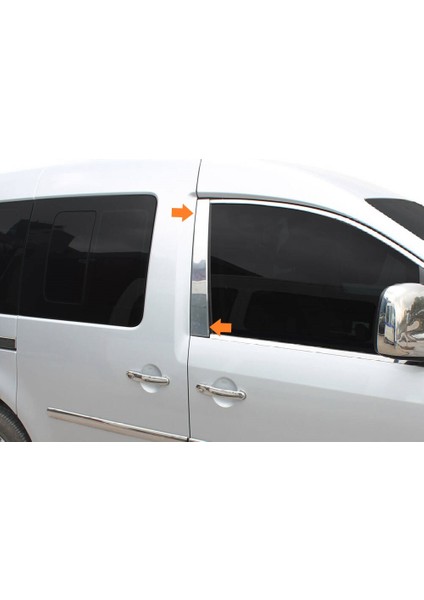 Kapı Direği Krom 2 Parça Caddy Mini Van 2003 ve Sonrası Modeller Için