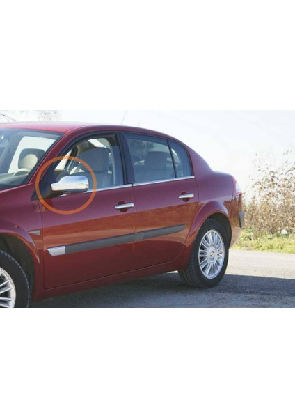 Ayna Kapağı Abs Krom 2 Parça Megane Sw 2004-2010 Arası Modeller Için