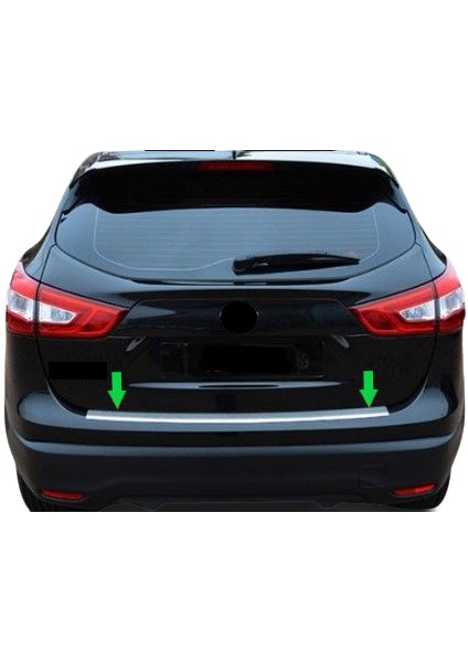 Arka Tampon Eşiği Krom Qashqai Suv 2014 ve Sonrası Modeller Için fiyatları