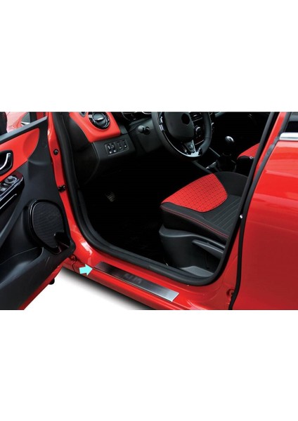 Kapı Eşiği Krom 4 Parça Clio Sw 2012 ve Sonrası Modeller Için