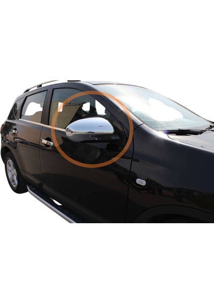 Ayna Kapağı Krom 2 Parça Qashqai Facelift Suv 2010-2014 Arası Modeller Için