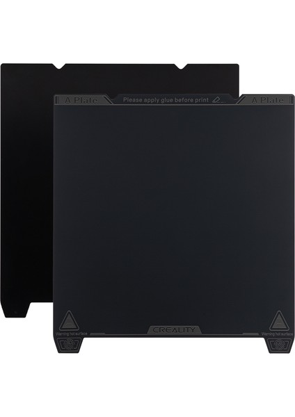 Creality K1 Max Pürüzsüz Peı Tabla 315X310 - Esnek Manyetik Yapıştırma Dahil