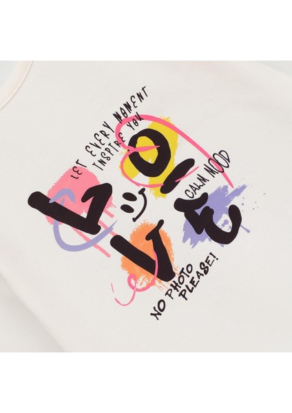 Kız Çocuk Sweat - 32385 - Vanilya