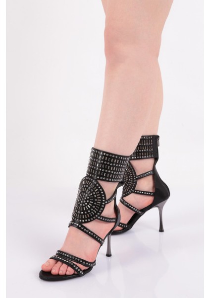 K1001 Kadin Troklu Topuklu Abiye Ayakkabi indirimleri