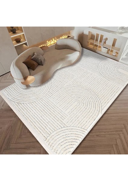 Morocco Koleksiyonu 7306 Yumuşak Tuşeli Tozsuz Salon Oturma Odası Mutfak Antre Halı Yolluk