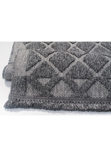 Trail Koleksiyonu 7512 Tozsuz Örgü Desenli Antre Oturma Odası Salon Mutfak Balkon Halı Yolluk fırsatları