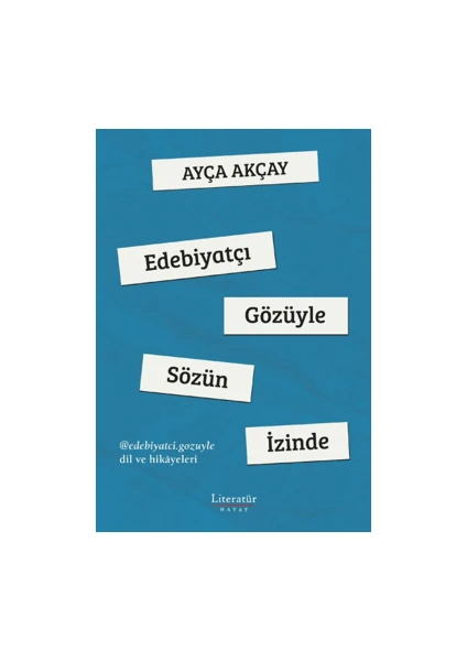 Edebiyatçı Gözüyle Sözün İzinde - Ayça Akçay