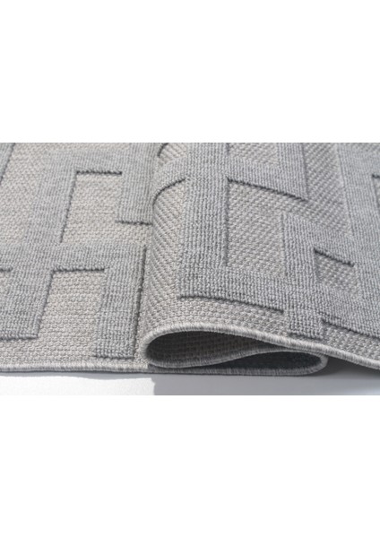 Trail Koleksiyonu 7509 Tozsuz Örgü Desenli Antre Oturma Odası Salon Mutfak Balkon Halı Yolluk fiyatları