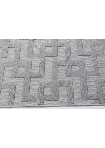 Trail Koleksiyonu 7509 Tozsuz Örgü Desenli Antre Oturma Odası Salon Mutfak Balkon Halı Yolluk fırsatları