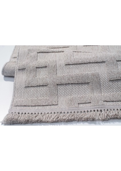 Trail Koleksiyonu 7510 Tozsuz Örgü Desenli Antre Oturma Odası Salon Mutfak Balkon Halı Yolluk fırsatları