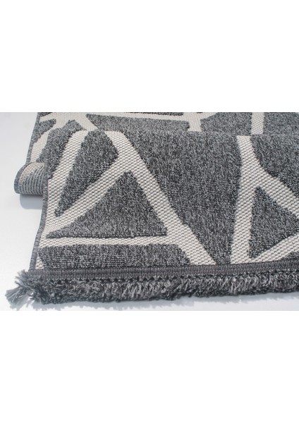 Trail Koleksiyonu 7504 Tozsuz Örgü Desenli Antre Oturma Odası Salon Mutfak Balkon Halı Yolluk fırsatları