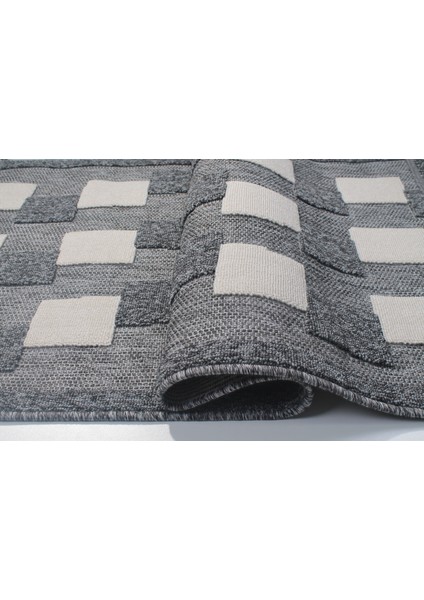 Trail Koleksiyonu 7513 Tozsuz Örgü Desenli Antre Oturma Odası Salon Mutfak Balkon Halı Yolluk fiyatları