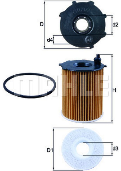 Yağ Filtresi Cit C3-C4-Xsra-Fd Focus/fusion-Pe 313105