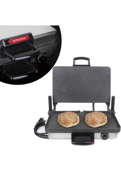 Turbo Grill Izgaralı Inox Tost Makinesi