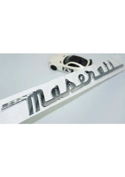 Maserati Bagaj Kapağı Krom Abs 3m 3D Yazı Logo Amblem fiyatları
