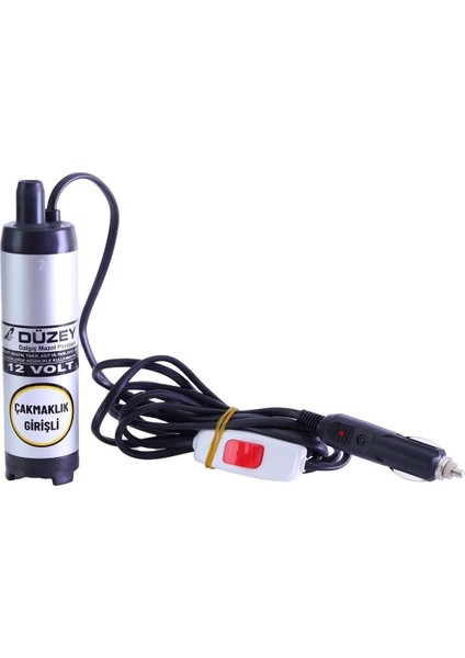 1-5 kg Düzey 12 Volt Çakmaklık Girişli Mini(Küçük) Mazot Aktarma(Sıvı Transfer) Dalgıç Pompası(Su,y