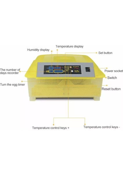 56LI Tam Otomatik Kuluçka Makinesi Full Otomatik Kuluçka Makinası fiyatları