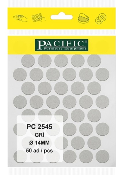 Gri Pacific Yapışkanlı TAPA-14MM