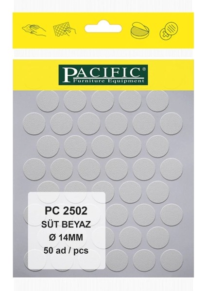 Süt Beyaz Pacific Yapışkanlı TAPA-14MM