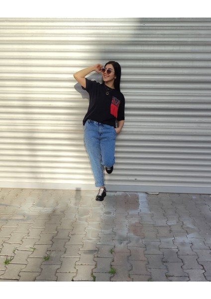 Kadın Siyah Basic T