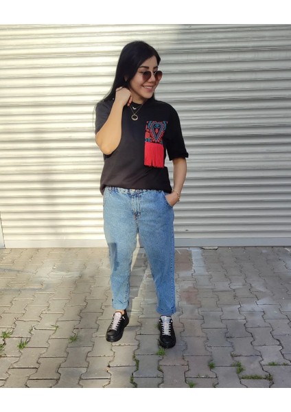 Kadın Siyah Basic T