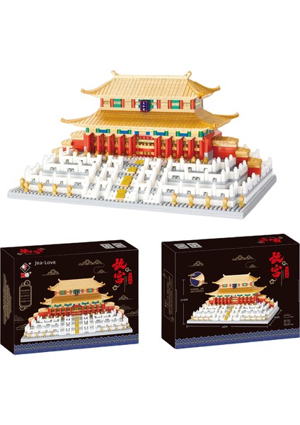 JeaLove YZ-66536 Xiao Taihe Salonu 2410 Mini Yaratıcı Yapı Taşı Oyuncaklar (Yurt Dışından)