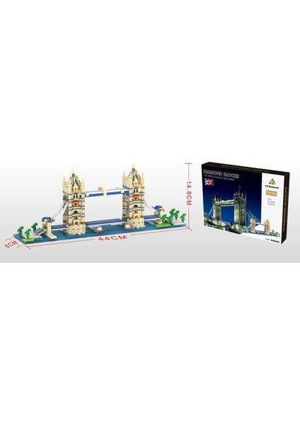 JeaLove YZ-056 Twin Bridge 1833 Mini Yaratıcı Yapı Taşı Oyuncakları (Yurt Dışından) fiyatları