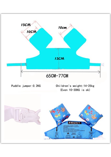 2-6 Yaş Arası Çocuklar Için Yüzme Yüzdürme Kol Yeleği (Yurt Dışından)