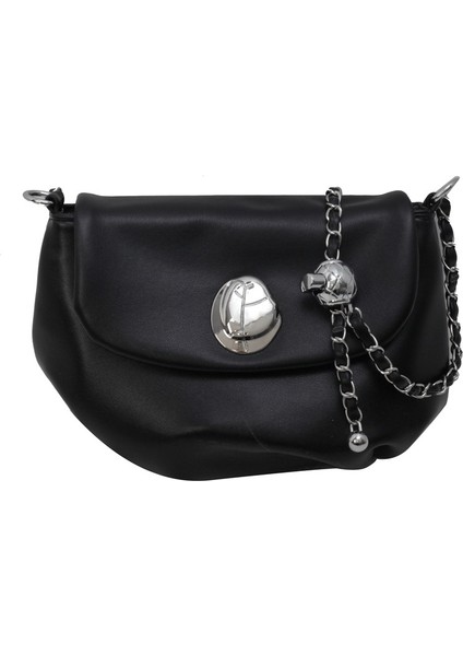 Küçük Çanta Kadın Ilkbahar ve Yaz Modası Pilili Omuz Çantası Retro Çok Yönlü Zincir Crossbody Çanta (Yurt Dışından)