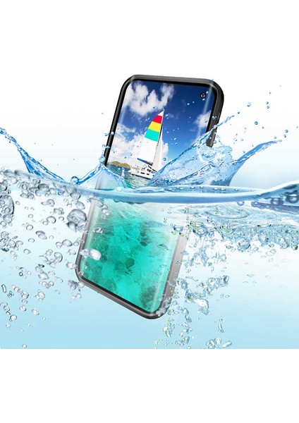 Galaxy S10 Uyumlu 1-1 Su Geçirmez Uyumlu-Siyah fırsatları