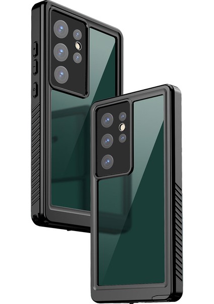 Galaxy S23 Ultra Uyumlu 1-1 Su Geçirmez Uyumlu-Siyah