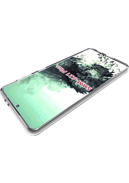 Galaxy S21 Plus Uyumlu Süper Silikon Kapak-Renksiz