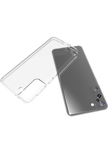 Galaxy S21 Plus Uyumlu Süper Silikon Kapak-Renksiz