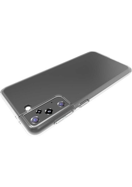 Galaxy S21 Plus Uyumlu Süper Silikon Kapak-Renksiz
