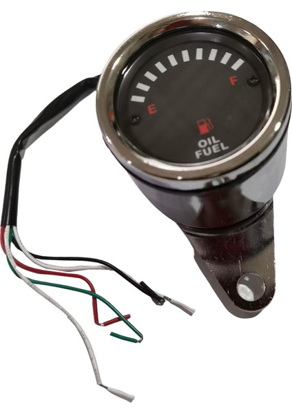 LED Inlatmalı Evrensel Motosiklet It Seviyesi Yağ Ölçer 12V 65MM (Yurt Dışından)