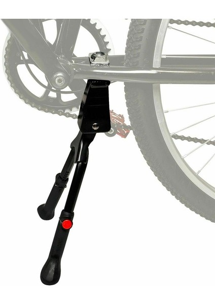 Çift Ayaklı Kickstand, Ortadan Montajlı, Çelik, Ayarlanabilir (Yurt Dışından)