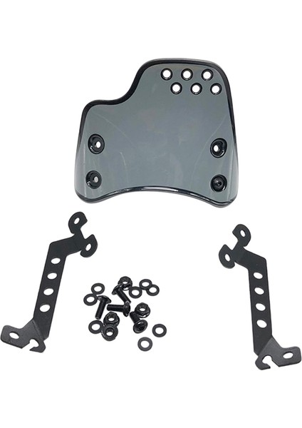 Ön Ön Cam Ön Cam Rüzgar Koruması Motosiklet Gri 5.3x7.4 Inç (Yurt Dışından)