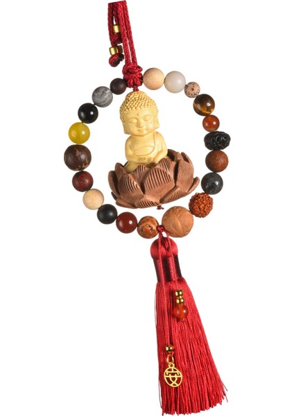 Buda Heykeli Kolye Evrensel Dekoratif Ahşap Feng Shui Dekor (Yurt Dışından) fiyatları