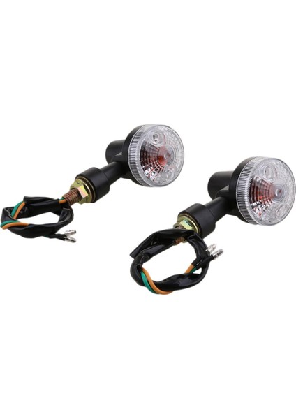 12V Evrensel Motosiklet Dönüş Işığı Yuvarlak Lambası Tip 2 (Yurt Dışından)