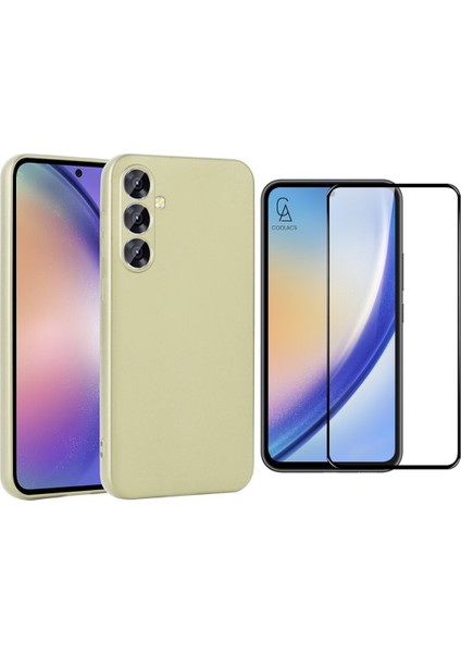 Samsung Galaxy A55 5g ile Uyumlu Telefon Kılıfı ve 5d Tam Kaplayan Cam Ekran Koruyucu