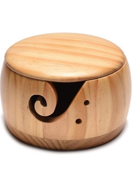 Taşınabilir Hafif Tığ Işi Iplik Topu Tutucu Kase, Oyma Delikli ve Kapaklı Matkap Uçları ile (Yurt Dışından)