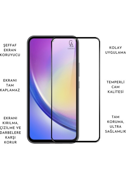 Samsung Galaxy A35 ile Uyumlu Telefon Kılıfı ve 5d Tam Kaplayan Cam Ekran Koruyucu fiyatları