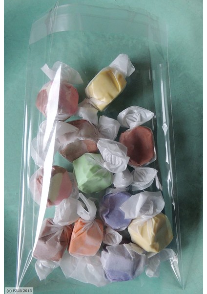 Şeffaf Bantlı (12x30 cm) Parlak Jelatin Poşet (100 Adet)
