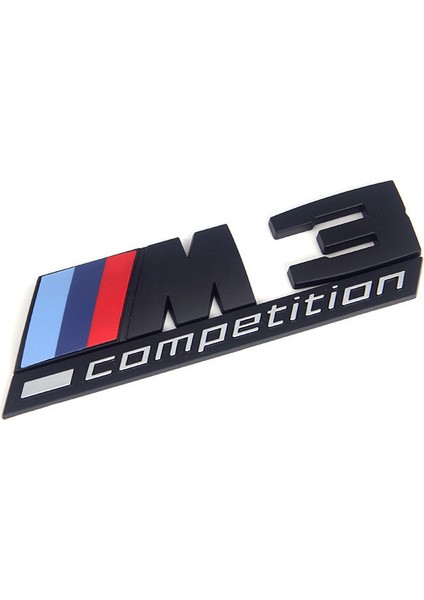 Bmw M3 Competition Bagaj Yazısı Siyah Renk - Bmw M3 Competition Trunk Lettering Black Color