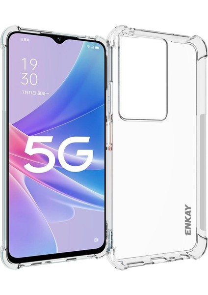 Oppo A79 5g / A2 5g Tpu Şerit Kenarlı Şeffaf Telefon Kılıfı (Yurt Dışından)