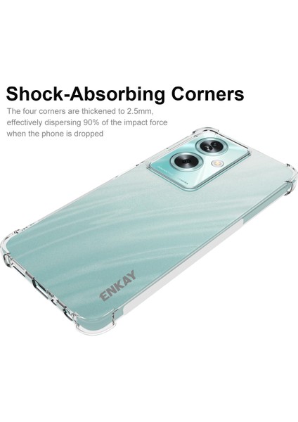 Oppo A79 5g / A2 5g Tpu Şerit Kenarlı Şeffaf Telefon Kılıfı (Yurt Dışından) fiyatları