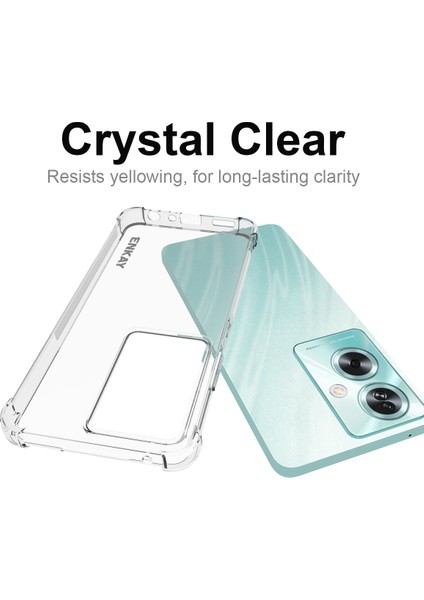 Oppo A79 5g / A2 5g Tpu Şerit Kenarlı Şeffaf Telefon Kılıfı (Yurt Dışından) indirimleri