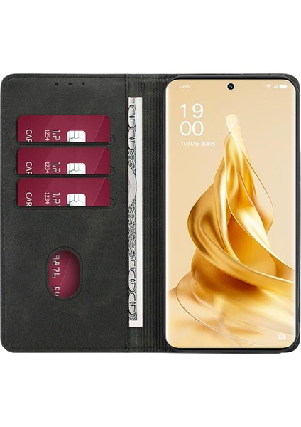 Oppo A78 4g Doku Deri Standlı Telefon Kılıfı (Yurt Dışından)